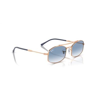 Imagem de Óculos de Sol Ray-Ban 0RB3719 92623F Tam 54 / Rose Gold - Lentes Azul Gradiente