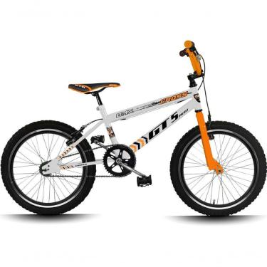 Imagem de Bicicleta Aro 20 Gt Sprint Cross Infantil Freio V-brake Aro Aero Branco + laranja