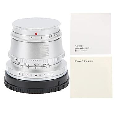 Imagem de Lente 35mm F1.4, APS C Lens Wide Application para Sony A5100 Camera para Sony A5000 Camera para Sony A6000 Camera