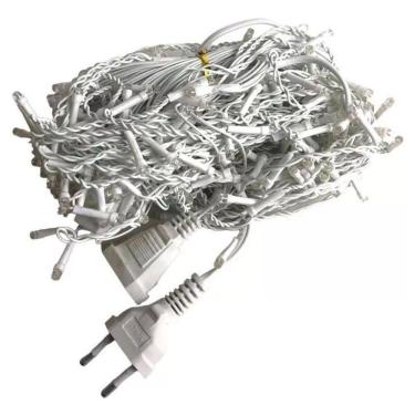 Imagem de Luz Natal Cascata 200 Lâmpadas LED Branco 4m  REF 11807 
