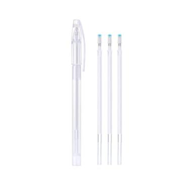 Imagem de Caneta Branca Fantasminha, Magica ,Que Apaga Com calor ou Ferro de Passar (Kit 1 caneta + 3 refil)