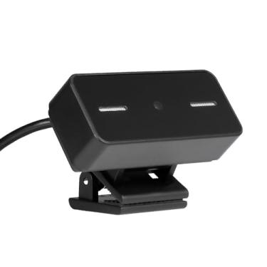 Imagem de Câmera USB de 2 milhões de pixels com foco fixo Webcam Microfone embutido Câmera Web sem drive para PC Laptop Preto