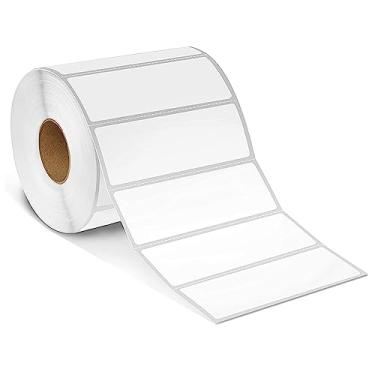 Imagem de Spartan Industrial - Etiquetas térmicas diretas de 7,6 cm x 2,5 cm, etiquetas de endereço de código de barras FBA perfuradas, compatíveis com impressoras de mesa Rollo e Zebra - 10 rolos, 1300/rolo