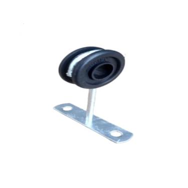 Imagem de KIT 10 SUPORTES ISOLADORES PARA ATERRAMENTO GALVANIZADO SIMPLES 100MM