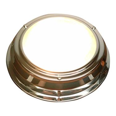 Imagem de Pactrade Marine Barco 12,7 cm lente Accent Dome Light Aço inoxidável com interruptor de alternância