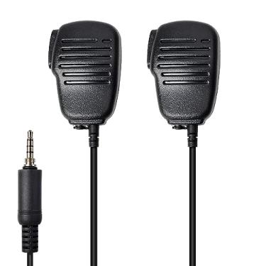 Imagem de UAYESOK Microfone de alto-falante remoto IP54 à prova d'água para Yaesu Vertex VX-6 VX-6R VX-7R VX-170 FT-270 para Horizon padrão HX210 HX270 HX290 HX370S HX380 HX400 HX750S HX870 HX890 (pacote com 2)