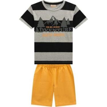 Imagem de Conjunto Infantil Masculino Camiseta + Bermuda Milon 138065.0020.8 Milon-Masculino
