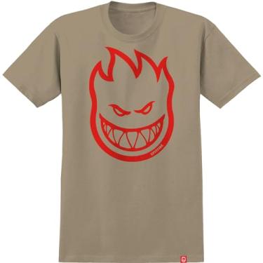 Imagem de Spitfire Camiseta de manga curta Bighead, Areia/vermelha, G