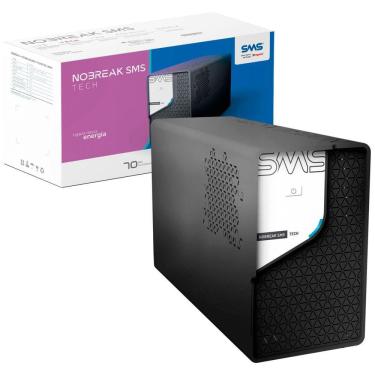 Imagem de Nobreak 1800VA SMS Tech, Entrada Bivolt Automático, Saída 115V, 8 Tomadas - 29307