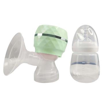 Imagem de Bomba de Tirar Leite Materno Extratora Amamentação Bateria Elétrica Recarregável USB Mamadeira Massagem Portatil