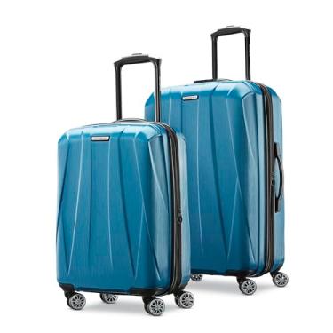 Imagem de Samsonite Mochila expansível Centric 2 Hardside, Azul Caribe, 2-Piece Set (20/24), Mochila expansível Centric 2 Hardside