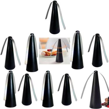 Imagem de Kit 10 Ventiladores Repelentes de Mesa Paki Espanta Moscas e Insetos Sem Veneno Ideal para Restaurantes Eventos Churrasco Silencioso e Seguro