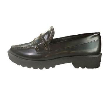 Imagem de Sapato Infantil Mocassim Tratorado Preto Verniz 29-Feminino