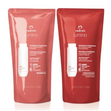 Imagem de Refil Shampoo e Condicionador Lumina Antiqueda e Crescimento 300ml cada