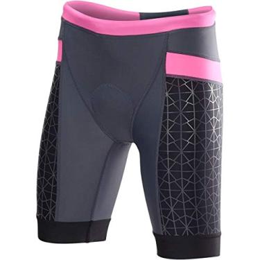 Imagem de TYR RECOF6A30S F 8In Comp Tri Short Cinza/Rosa P