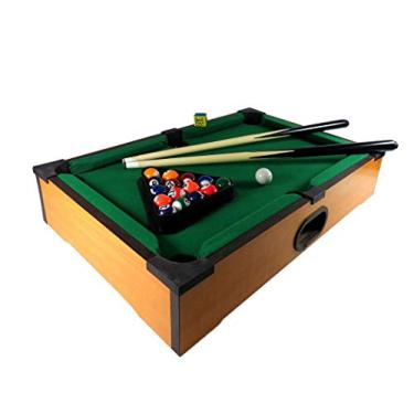 Imagem de Jogo mesa mini bilhar sinuca snooker 51 X 31 X 9cm completo