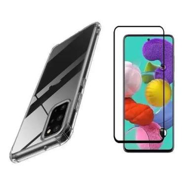 Imagem de Capa Capinha Antichoque Samsung Galaxy A51 + Película de Vidro 3D - Un