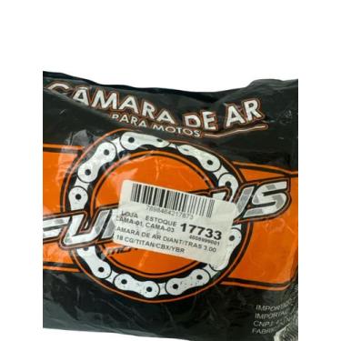 Imagem de Camara de ar diant/tras 3.00/18 cg/titan/cbx/ybr - fernando motos