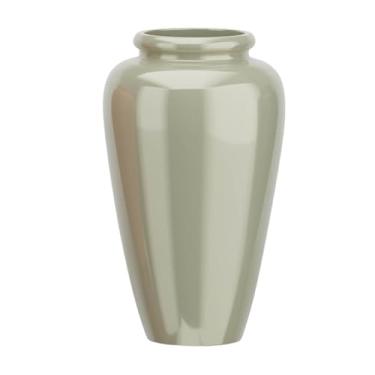 Imagem de Vaso Fibra De Vidro Cachepot Tipo Vietnamita Vitrificado Grande (Champagne)