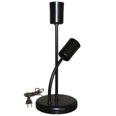 Imagem de Luminária de Mesa, Abajur para Sala Estilo Moderno com 02 Hastes - Biv
