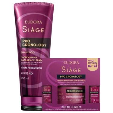 Imagem de Kit Eudora Siàge Pro Cronology Shampoo 250ml + Cronograma Capilar