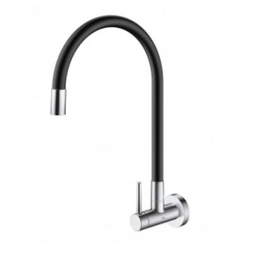 Imagem de Torneira de Parede para Cozinha Spice Preto/Cromado - Docol
