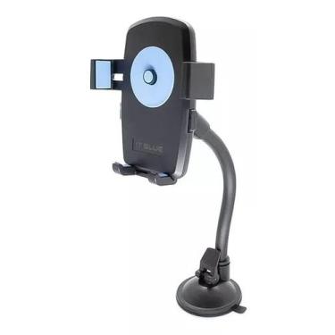 Imagem de Suporte Celular Carro Universal C/ Ventosa- Trava Automatica - IT BLUE
