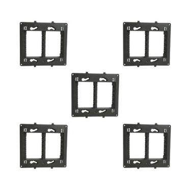 Imagem de 5x Suporte 4X4 Para 6 Módulos Horizontal Pial Plus+ 612124NT - Legrand