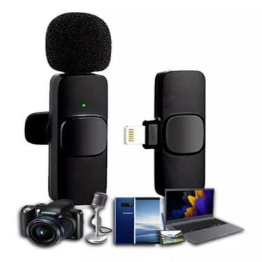 Imagem de Microfone De Lapela Sem Fio Compativel com Lightning - Rhos