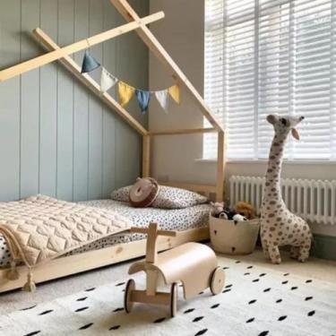 Imagem de Kit 28 Ripas Shiplap Mdf Madeira Parede Revestimento Rústico - Lujp De