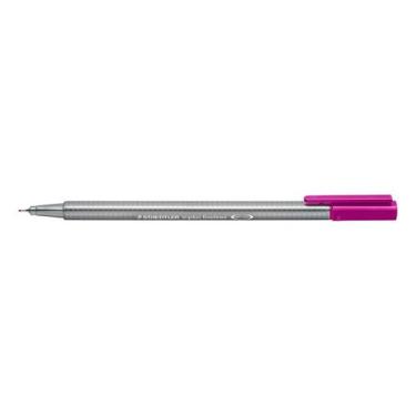 Imagem de Caneta Triplus Fineliner Staedtler Red Violeta Extra Fina