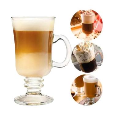 Imagem de Taça de Cappuccino Café Caneca Dolce Gusto Nespresso Vidro Transparent