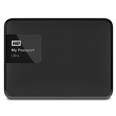 Imagem de Disco rígido externo ultra portátil My Passport preto 2TB - USB 3.0 - WDBBKD0020BBK-NESN
