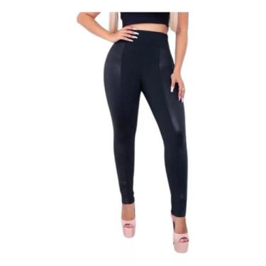 Imagem de Calça Legging Térmica Flanelada Cirrê - Fanáticos Por Cintas, Preto, M