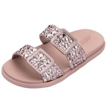 Imagem de Chinelo Feminino Slide Facil Calce Brilho Melissa Lust 35743