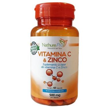 Imagem de Vitamina C + Zinco 60 Cápsulas 500mg - IASOSPHARMA