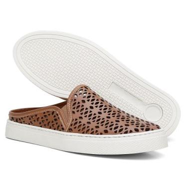 Imagem de Babuche Feminino Sapatilha Linha Ipê Mulato Sapatenis Tenis Casual Emu