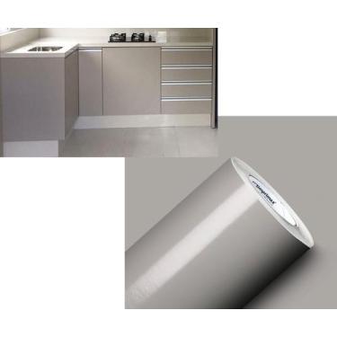 Imagem de Envelopamento adesivo vinil moveis 6Mx50cm Cinza Claro - Marca Imprima