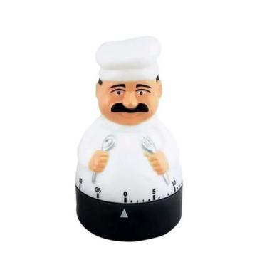 Imagem de Timer cronômetro temporizador cozinha formato Chef 60 Minuts - clink