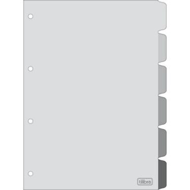 Imagem de Divisórias Para Fichário Universitária Académie 210x290mm / 6 Peças- T