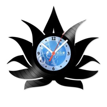 Imagem de Relógio De Parede Disco Vinil Diversos - Flor de Lotus - VDI-291 - Mod