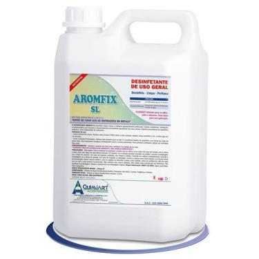 Imagem de Aromfix sl floral - desinfetante limpador pronto uso - quimiart - 5 li