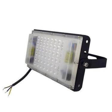 Imagem de Refletor 50W Modular LED SMD Slim Industrial Branco Frio 6500K IP67 Bi