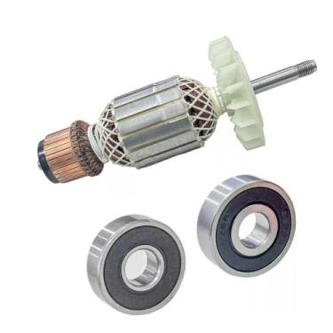 Imagem de Induzido+ Rolamento P/ Esmerilhad 1351 Gws 18-180 220v 205mm - Bolte