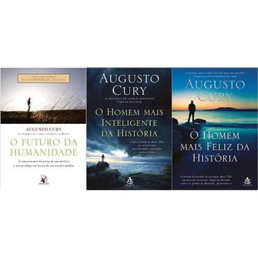 Imagem de kit 3 livros AUGUSTO CURY O futuro da humanidade + O HOMEM MAIS INTELI