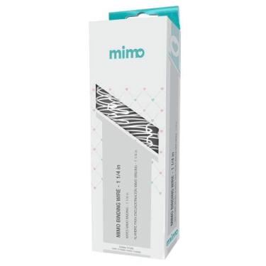 Imagem de Wire-o para Encadernadora Mimo Binding - Branco - 1 1/4 in - 12 Unids