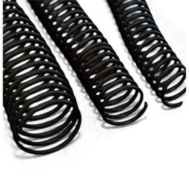 Imagem de Espiral para Caderno 23MM Preto - Pacote com 60 Unidades para 140 Folh
