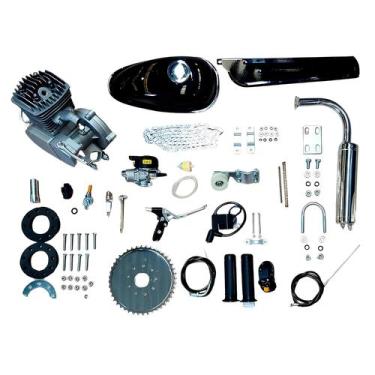 Imagem de Kit Motor Completo Para Bicicleta 80cc 2 Tempos Importado Bike Motoriz