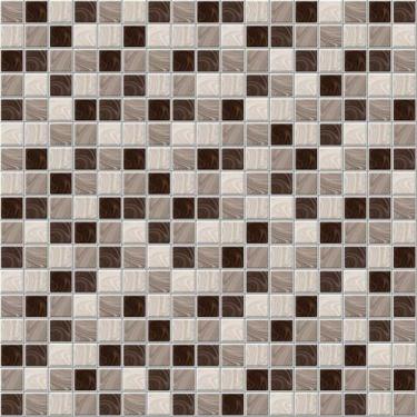 Imagem de Papel De Parede Pastilhas Tons De Marrom - 1,50x0,50m - DEKAL DECOR