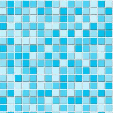 Imagem de Papel De Parede Pastilhas Tons Claros De Azul - 3,30x0,50m - DEKAL DEC
